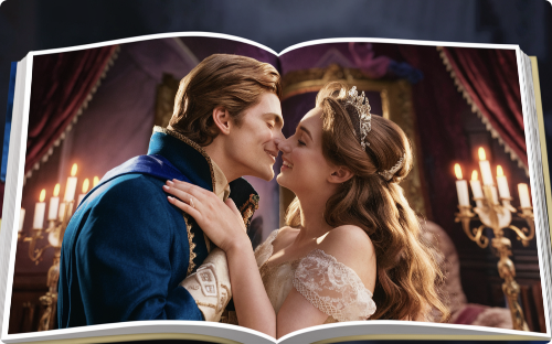 AI 接吻照片用於講故事