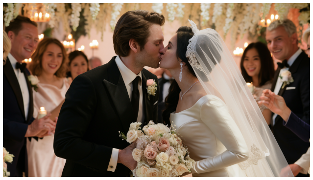 AI 接吻打造的美麗婚禮